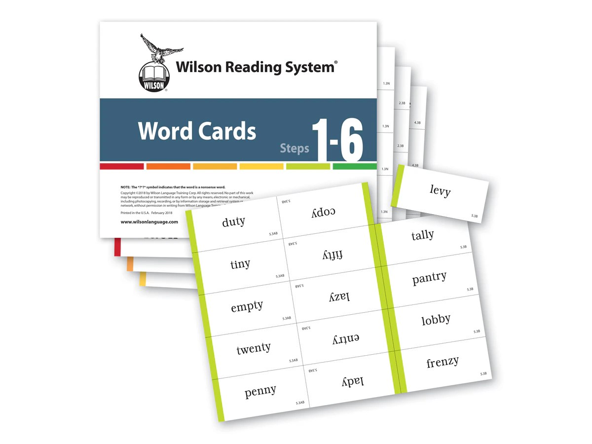 WRS Word Cards (Steps 16), 4th Edition